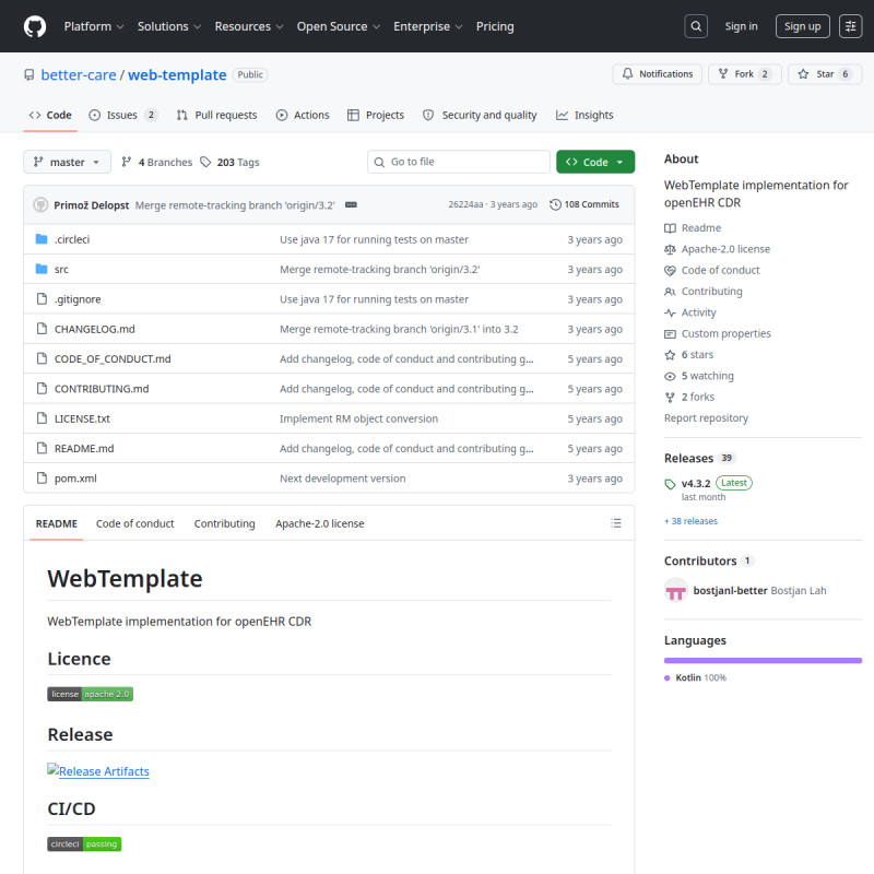 Better openEHR Toolkit site preview