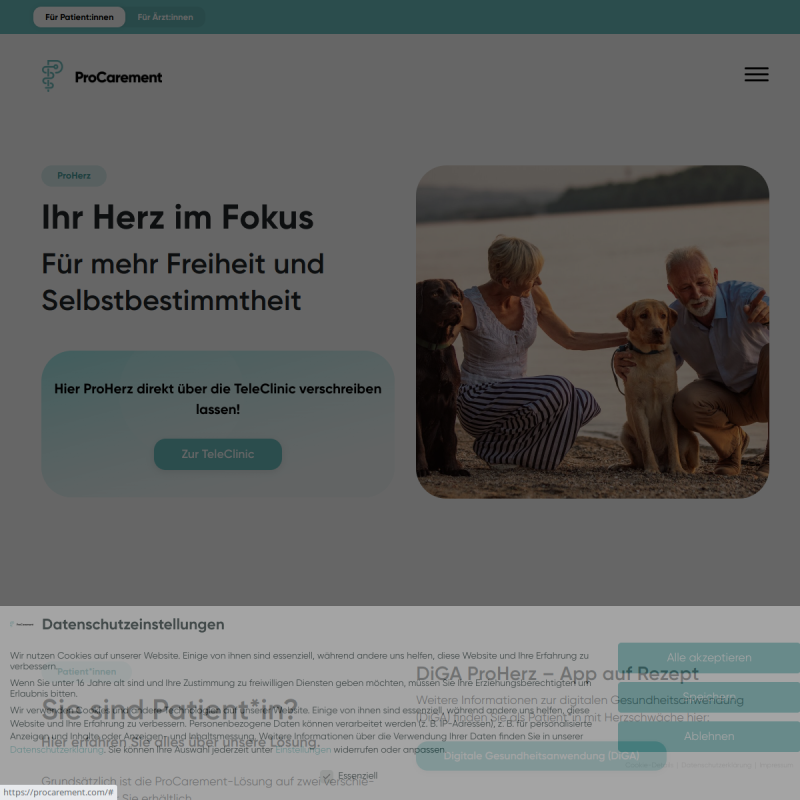 ProHerz site preview