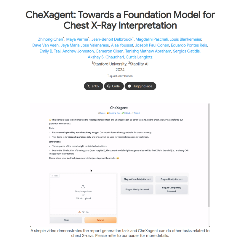CheXagent site preview