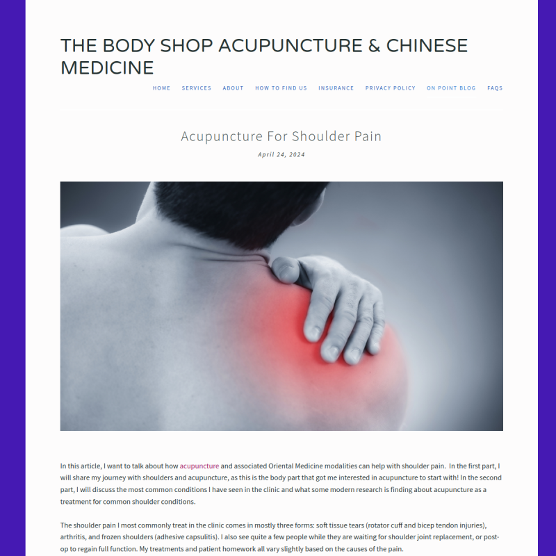 The Body Shop Acupuncture