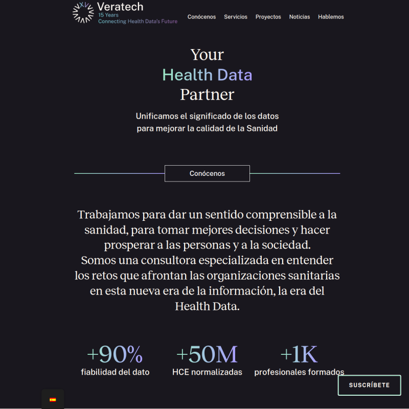 Veratech site preview