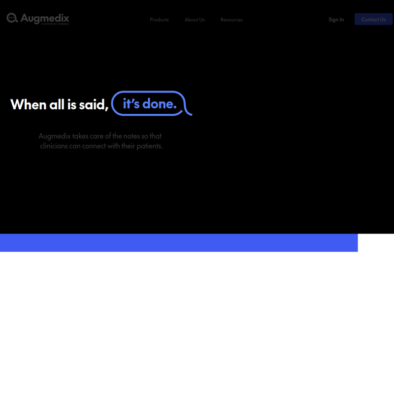 Augmedix site preview