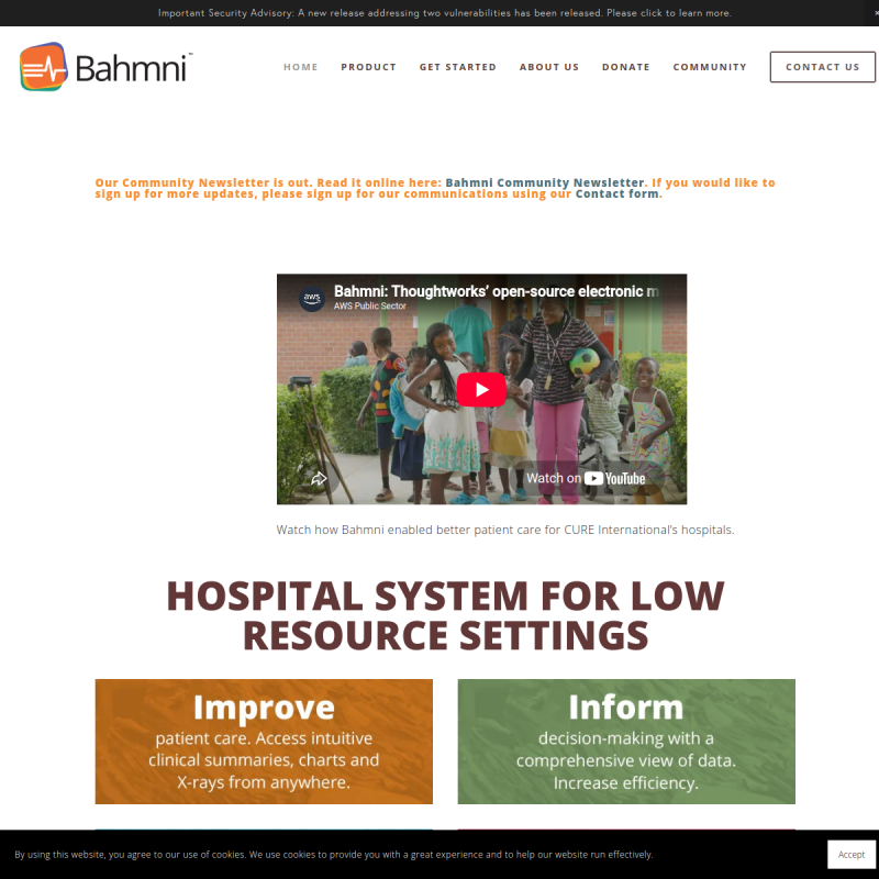 Bahmni site preview