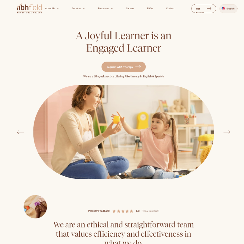 BHField website preview