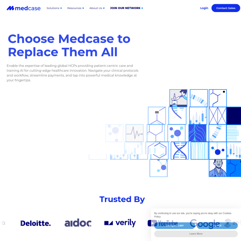 Medcase site preview
