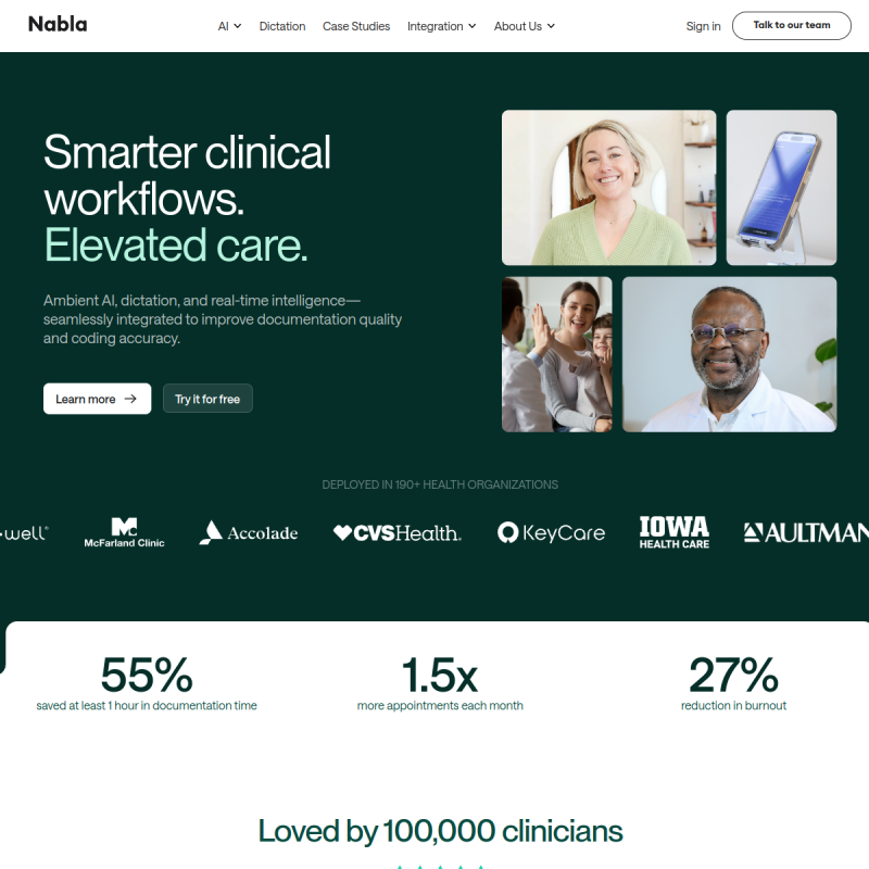 Nabla site preview