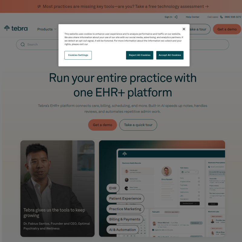 PatientPop site preview