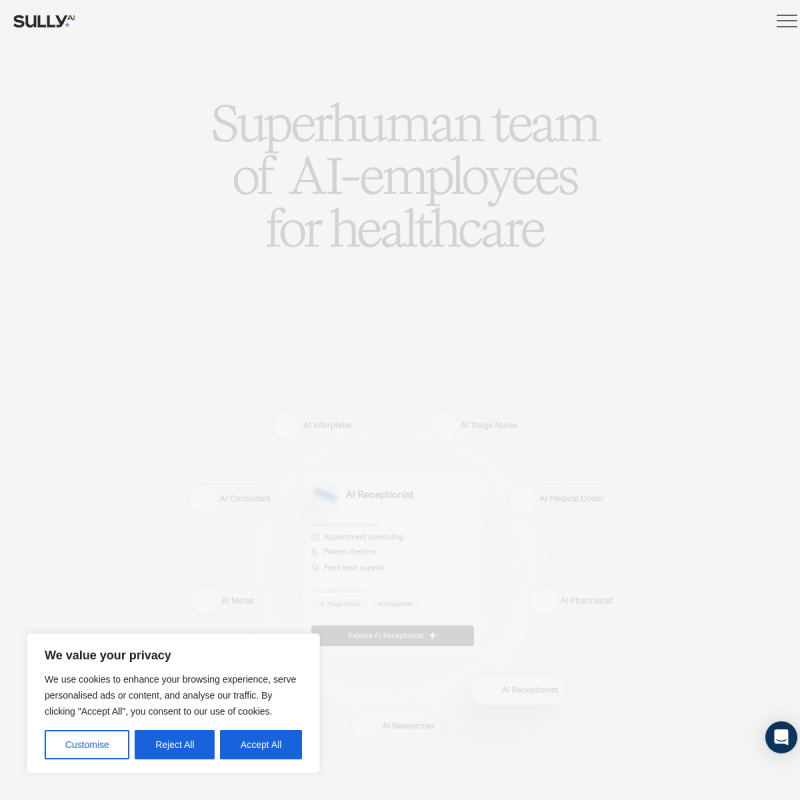 Sully AI site preview