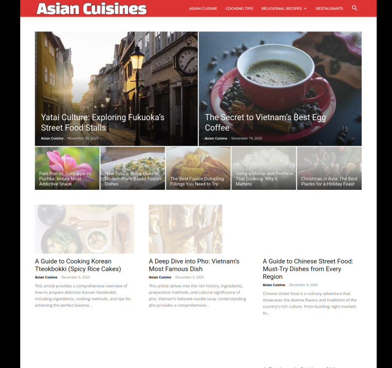 asiancuisine.net screenshot