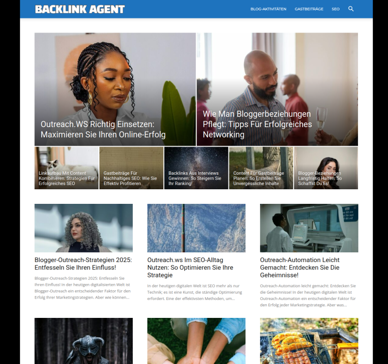 backlinkagent.de screenshot
