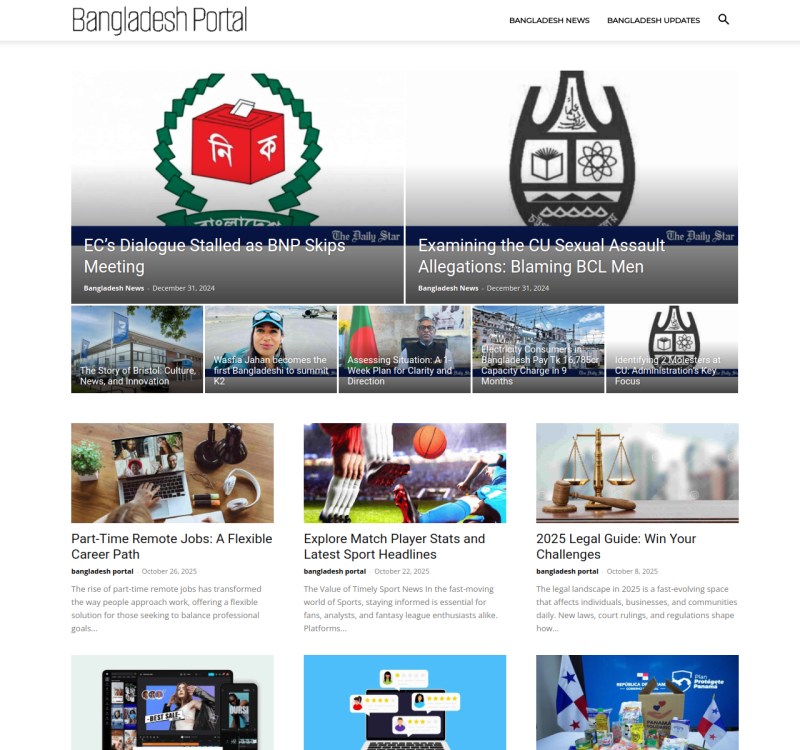 bangladeshportal.com screenshot