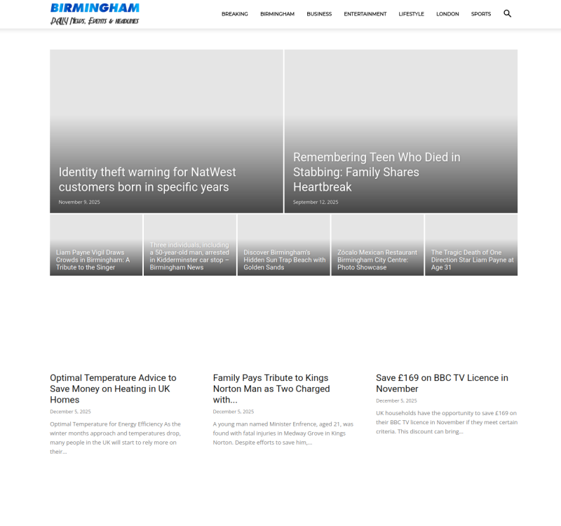 birminghamdaily.uk screenshot