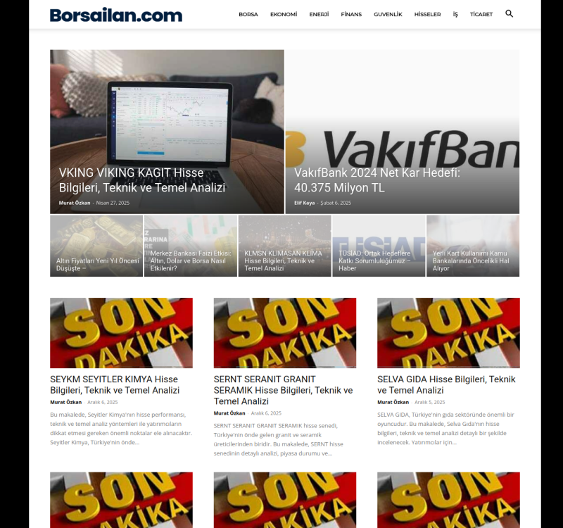 borsailan.com screenshot