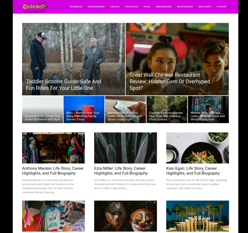 celebsnet.com screenshot