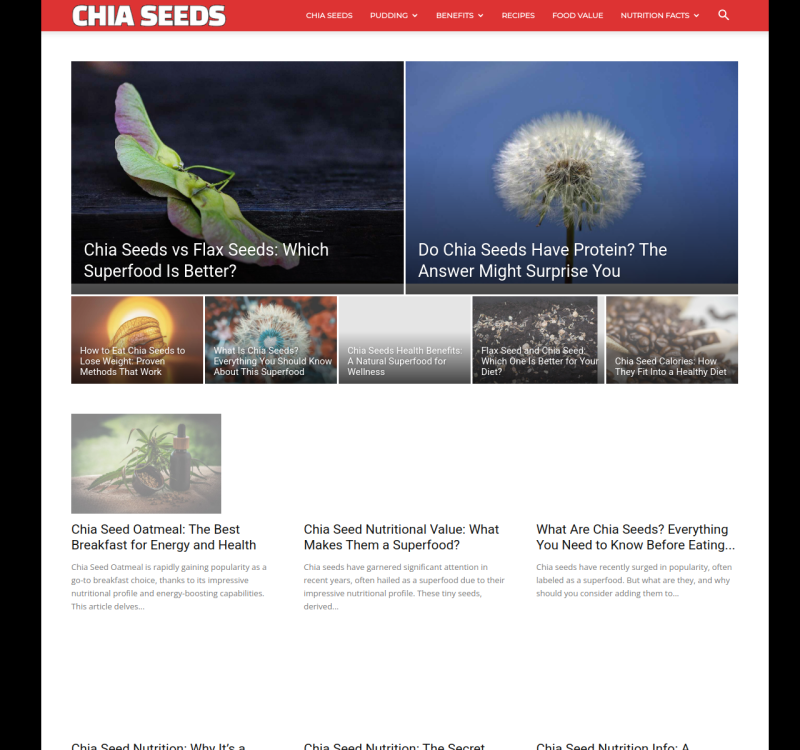 chiaseed.net screenshot