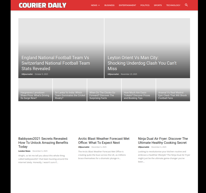 courierdaily.co.uk screenshot