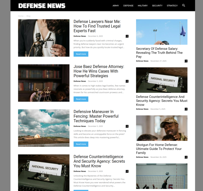 defensenews.us screenshot