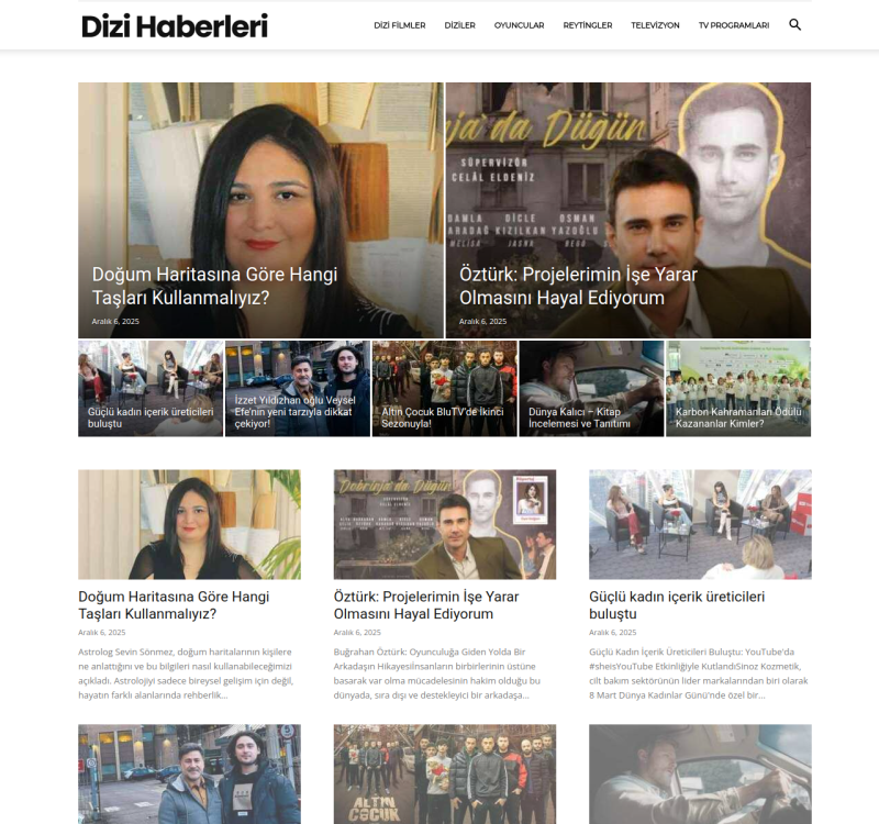 dizihaberleri.net screenshot