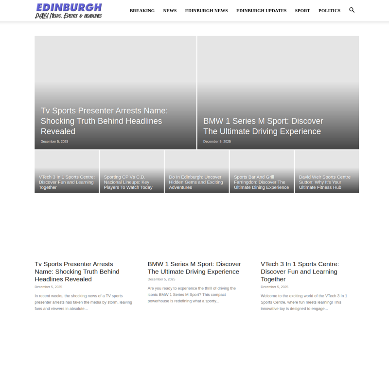 edinburghdaily.uk screenshot