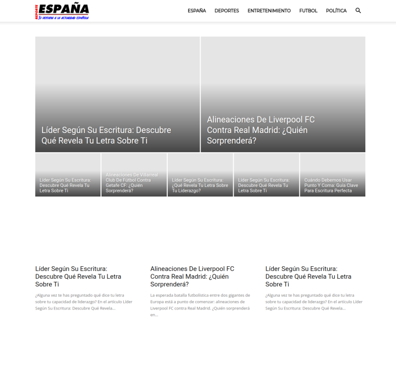 espanareporte.es screenshot