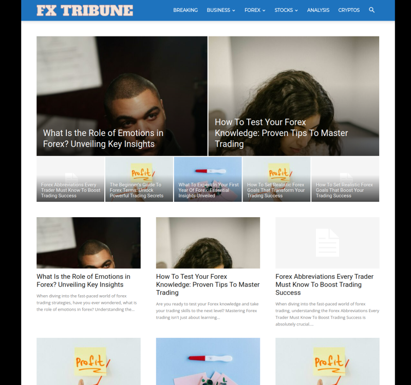fxtribune.com screenshot