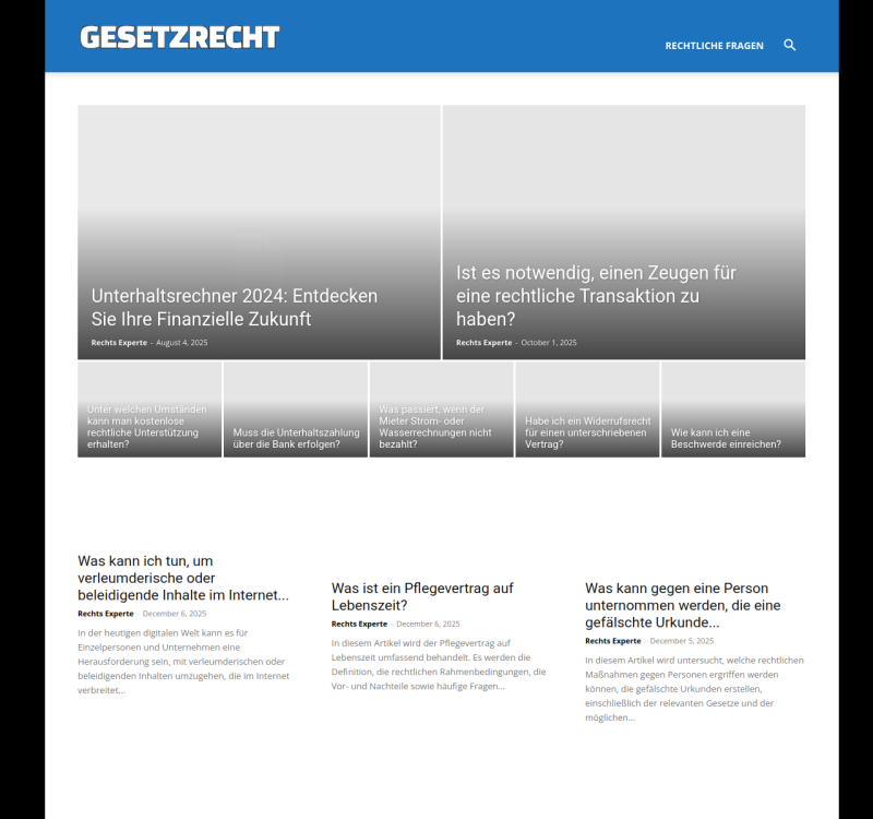 gesetzrecht.de screenshot