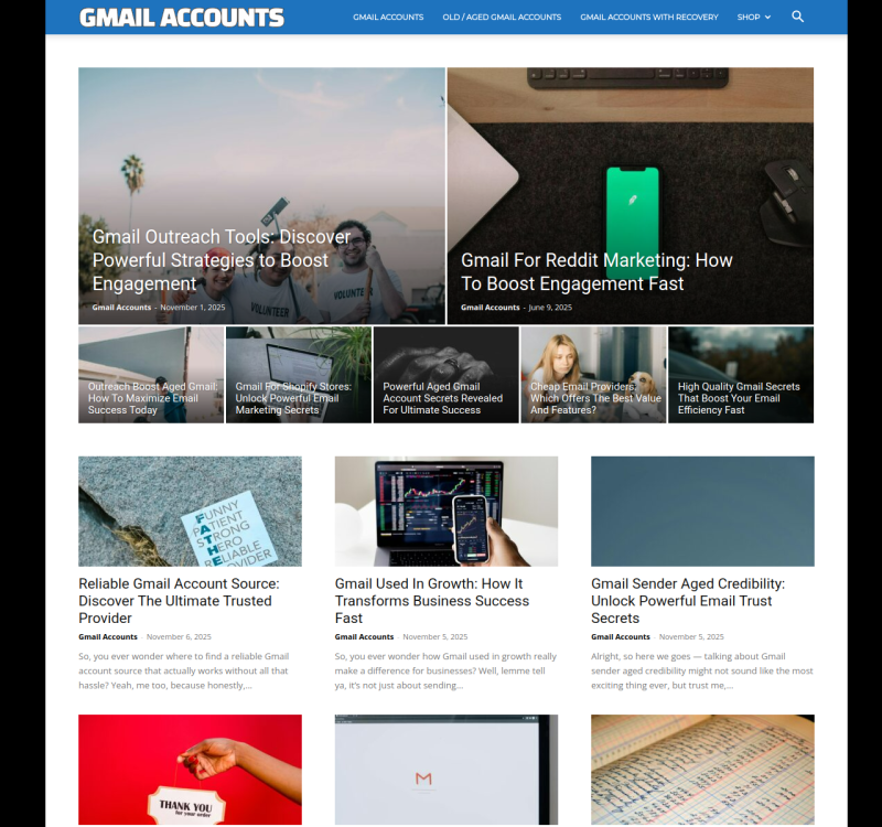 gmailaccounts.net screenshot