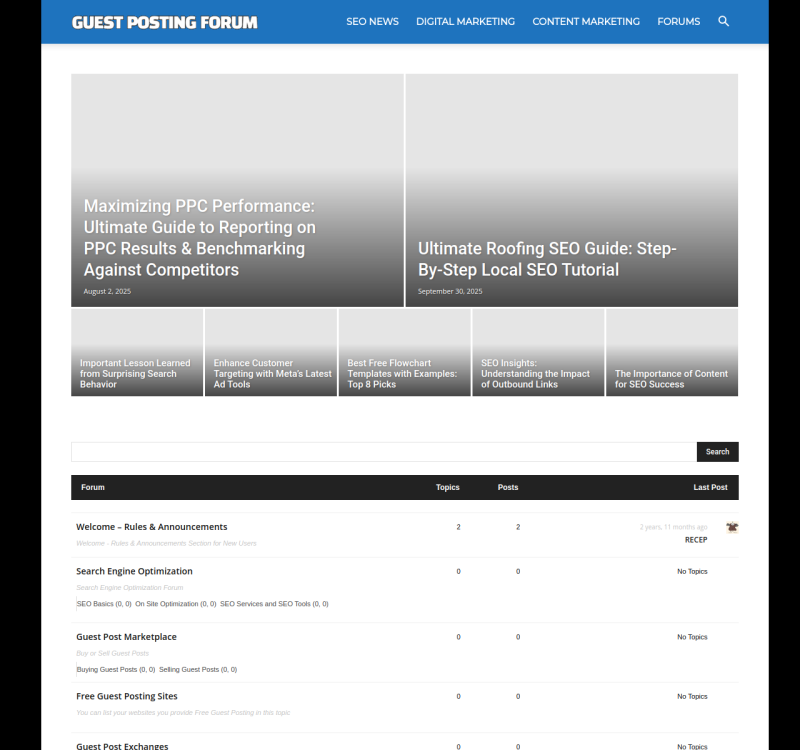 guestpostingforum.com screenshot