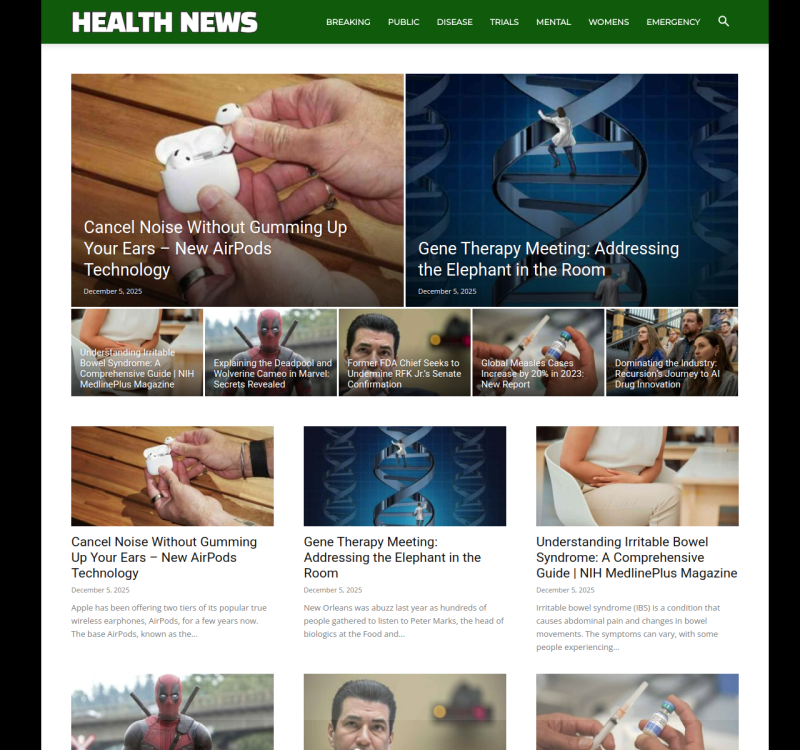 healthnewsx.com screenshot
