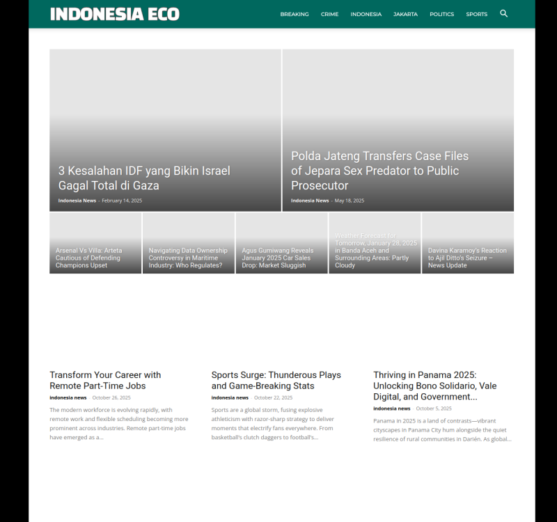 indonesiaeco.com screenshot