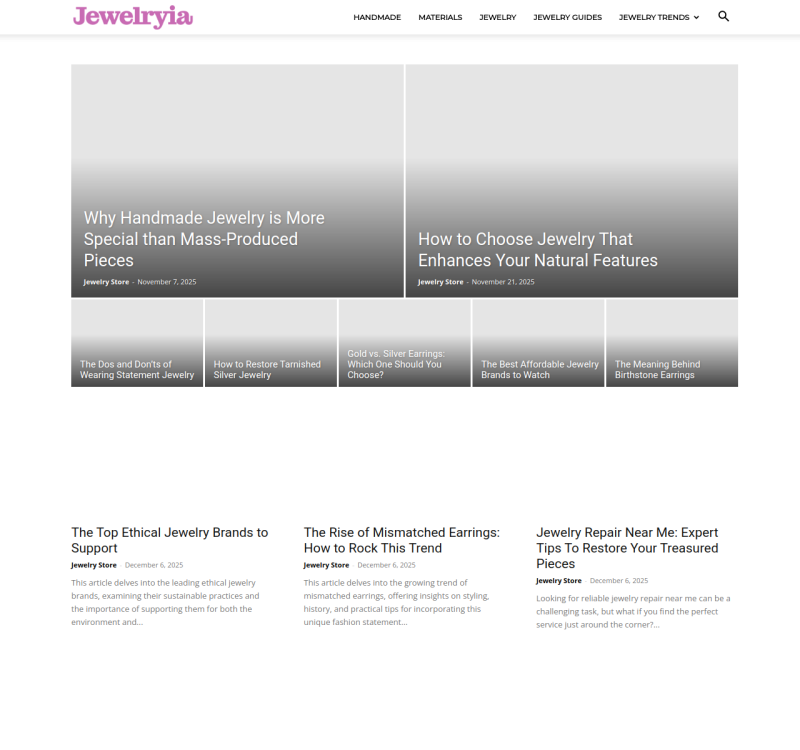 jewelryia.com screenshot