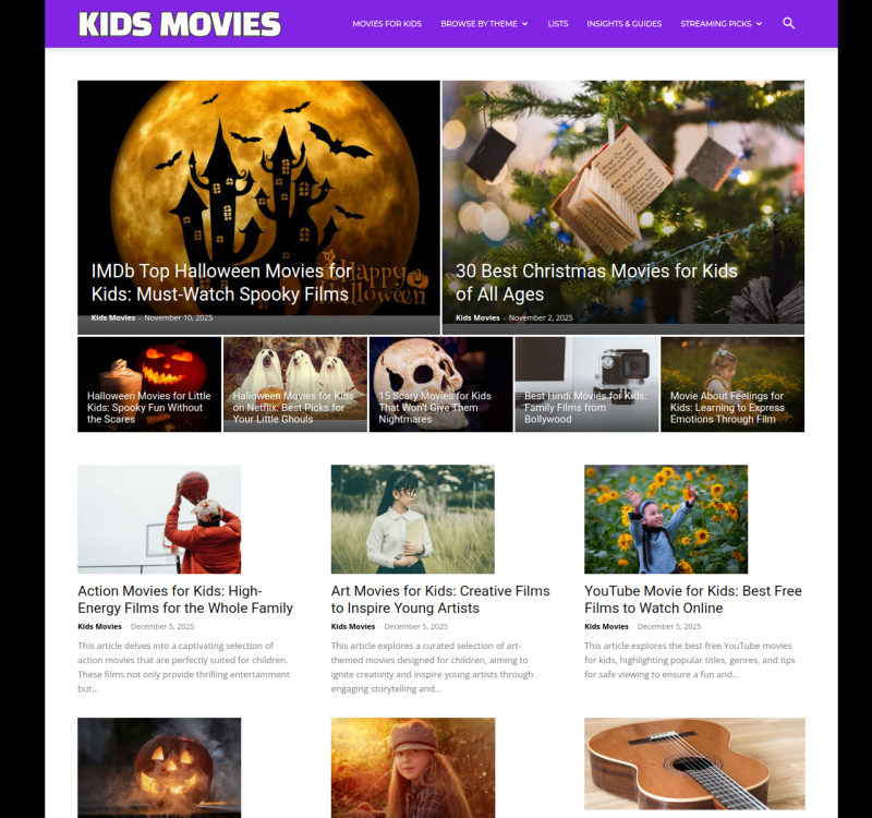 kidsmovies.net screenshot