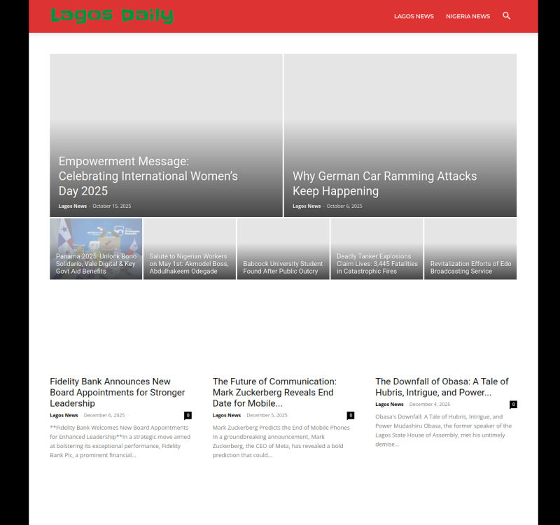 lagosdaily.com screenshot