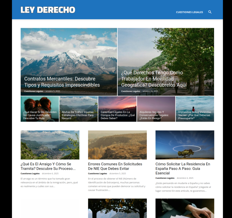 leyderecho.es screenshot
