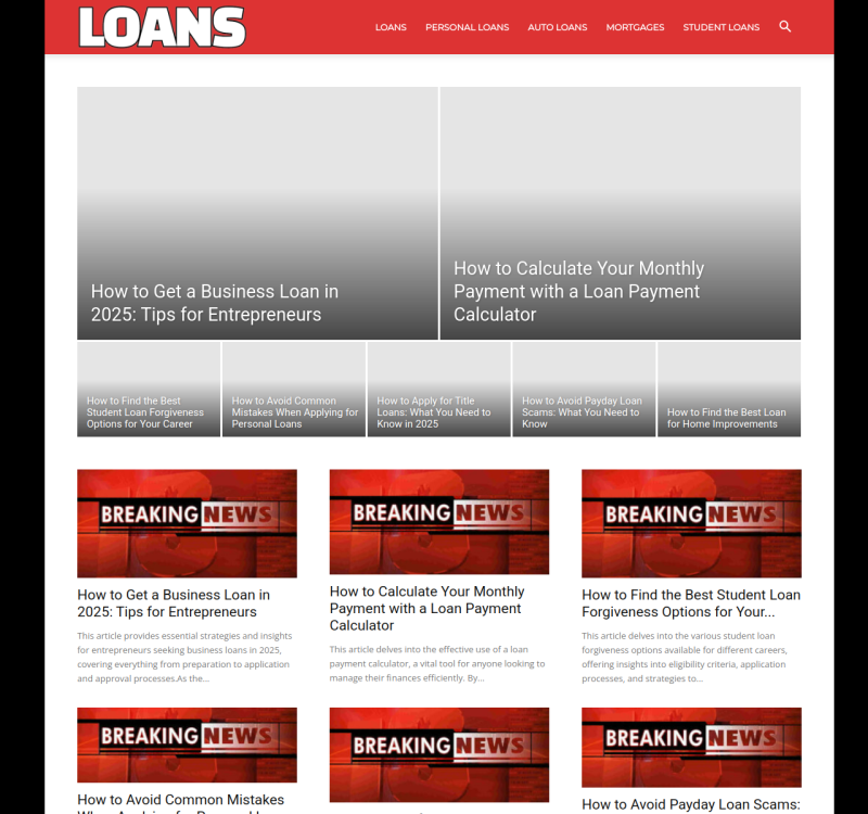 loans.edu.pl screenshot
