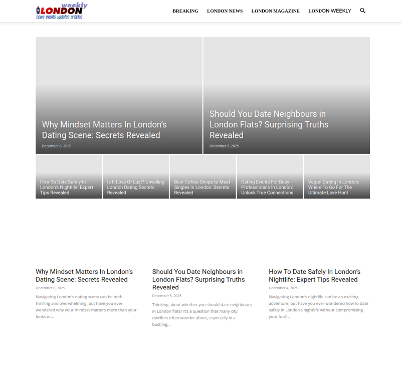 londonweekly.uk screenshot