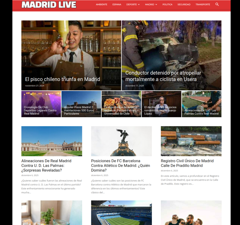 madridlive.es screenshot
