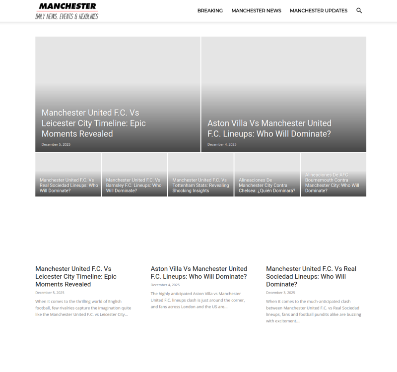 manchesterdaily.uk screenshot