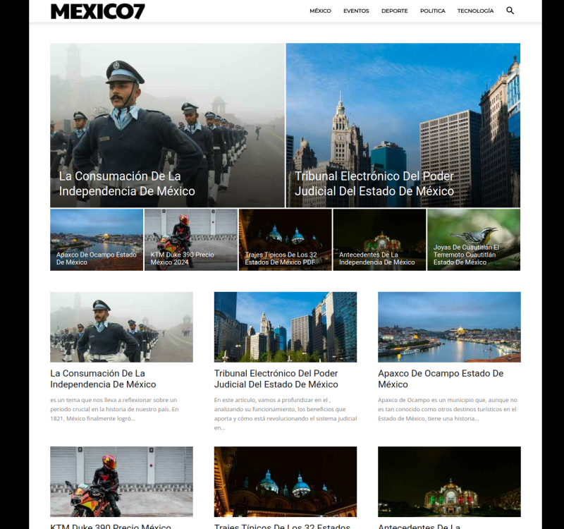 mexico7.com screenshot