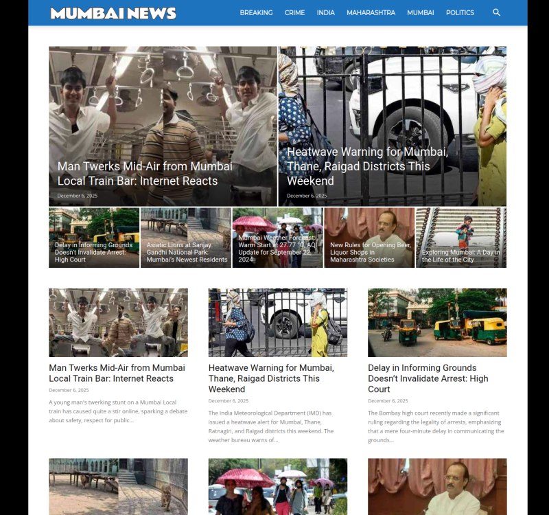 mumbaitvnews.com screenshot