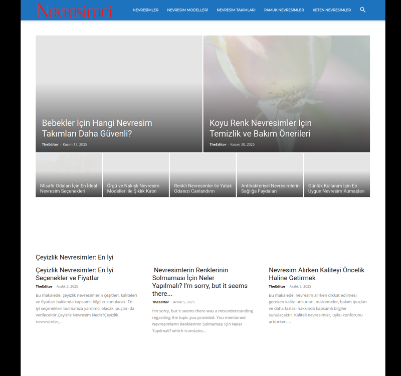 nevresimci.com screenshot