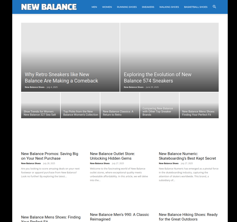 newbalances.net screenshot