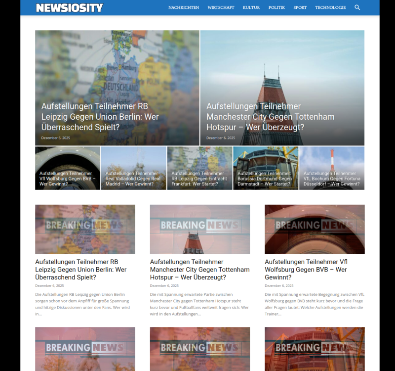 newsiosity.com screenshot