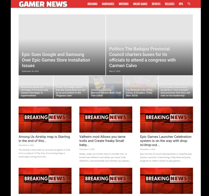 onlinegamernews.com screenshot