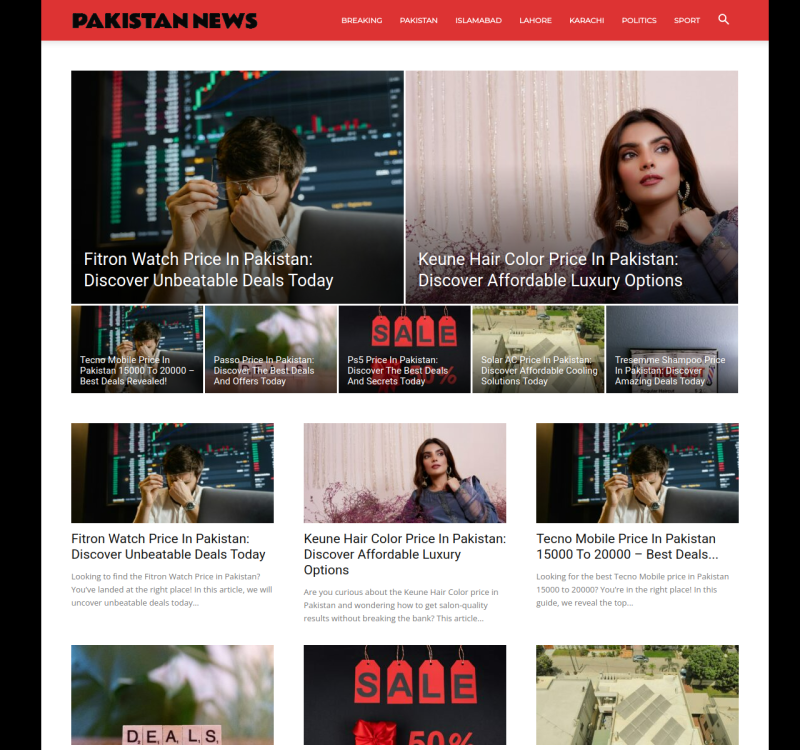 pakistanpm.com screenshot