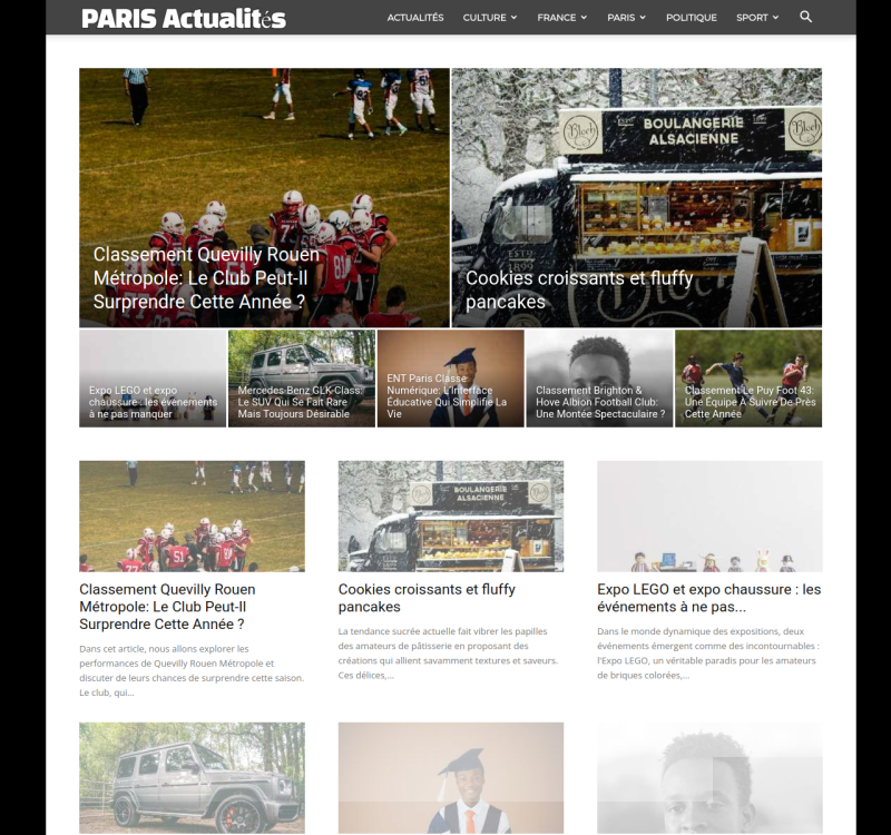 parisactu.com screenshot