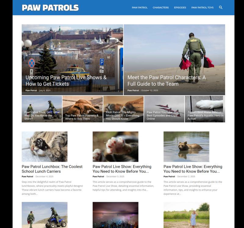 patrolpaws.com screenshot