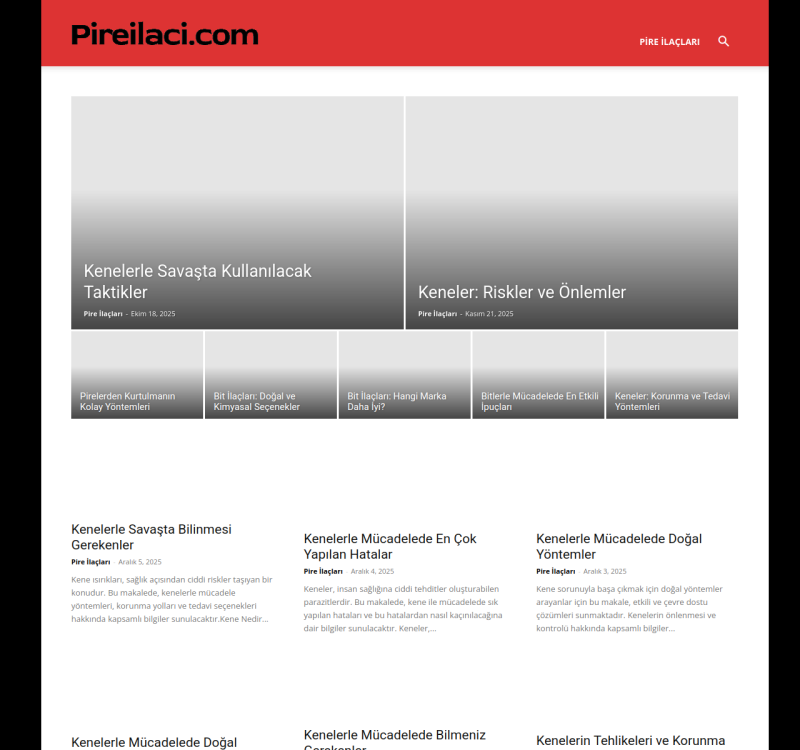 pireilaci.net screenshot