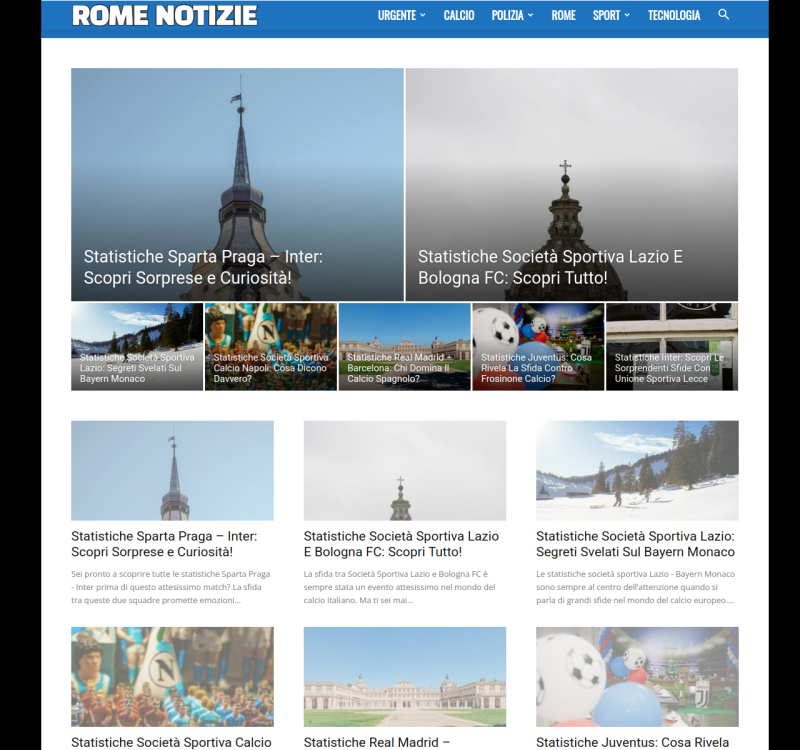 romenotizie.com screenshot