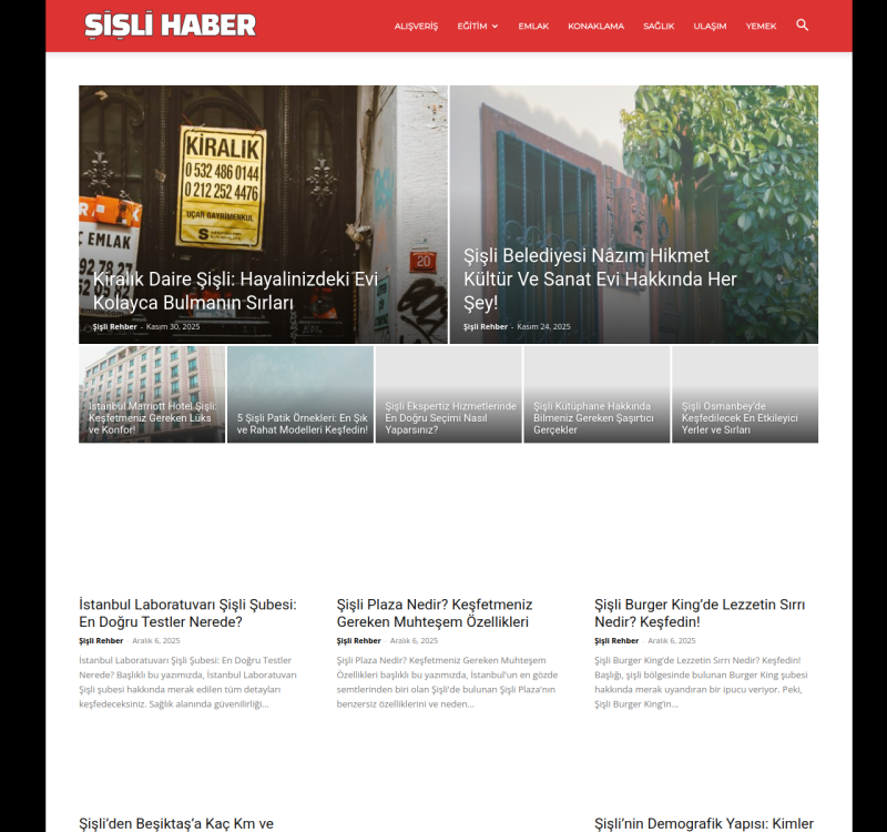 sislihaber.net screenshot